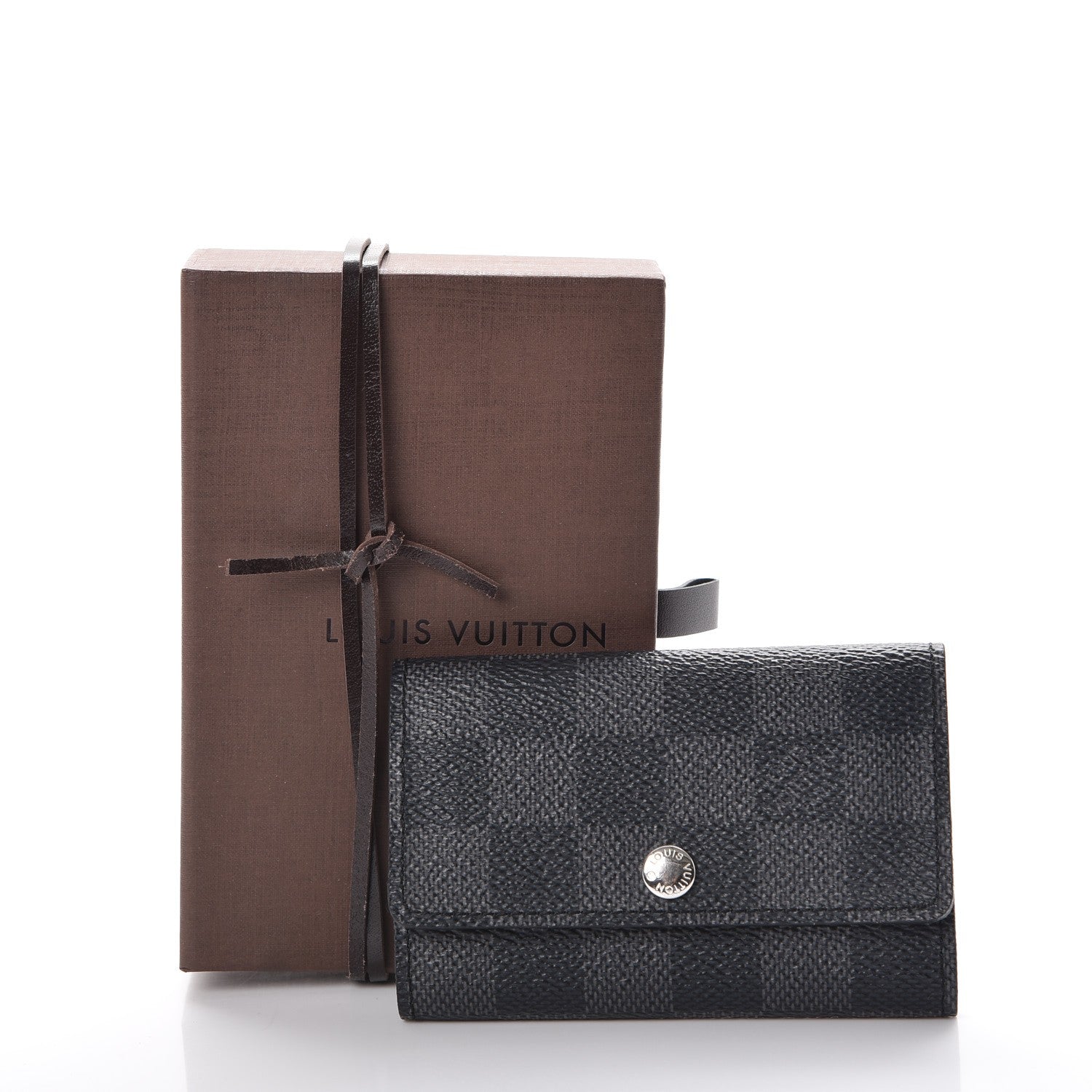 Louis Vuitton Damier Graphite Multicles 6 Key Holder 8 of 8