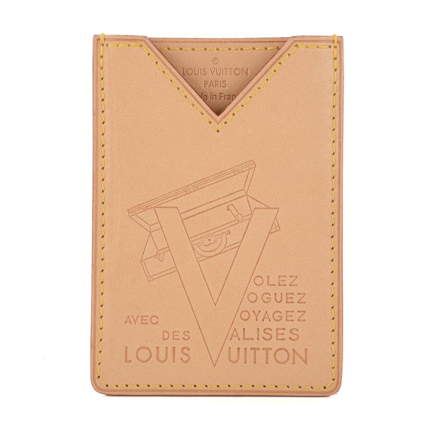 Vachetta Voyages Card Holder