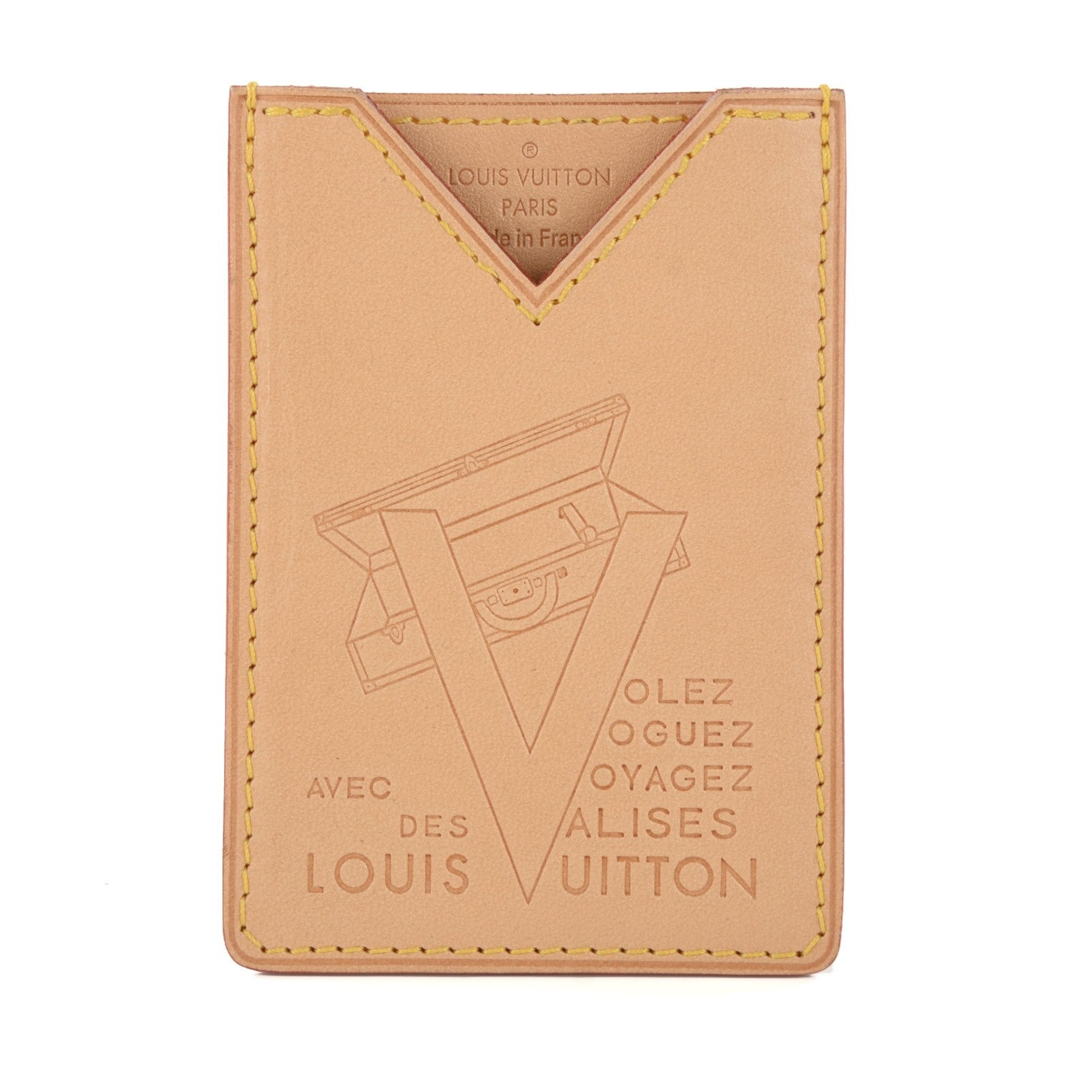 Louis Vuitton Vachetta Voyages Card Holder 1 of 5