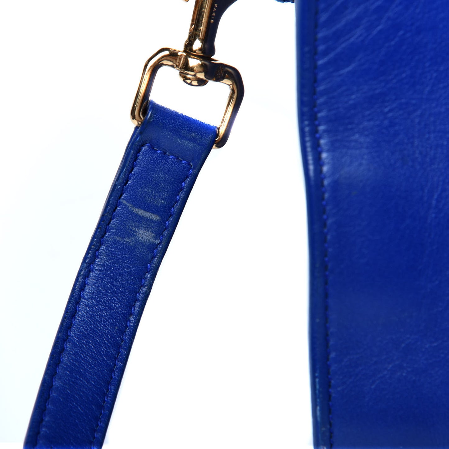 Smooth Calfskin Small Monogram Cabas Blue Majorelle