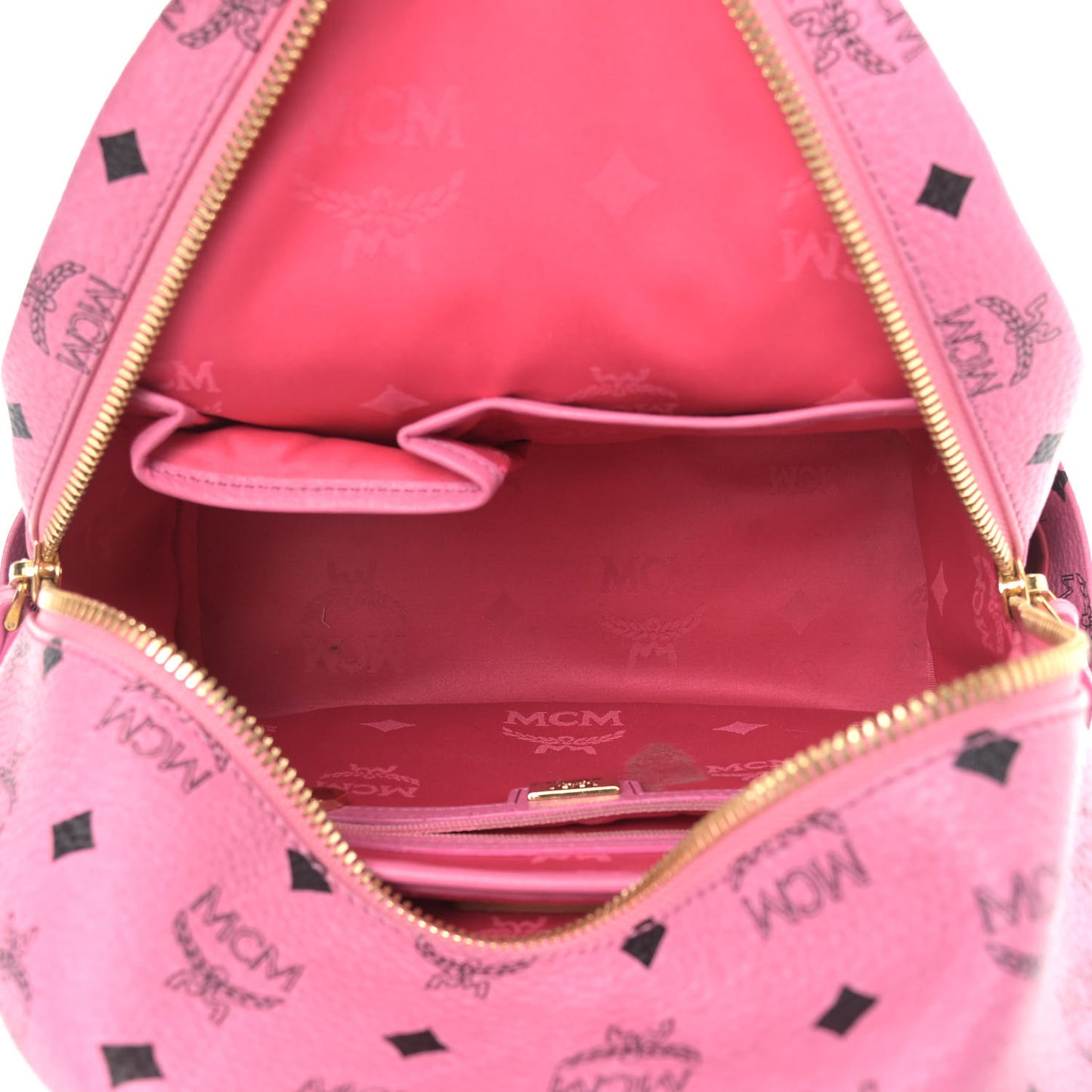Visetos Small Studded Stark Backpack Pink