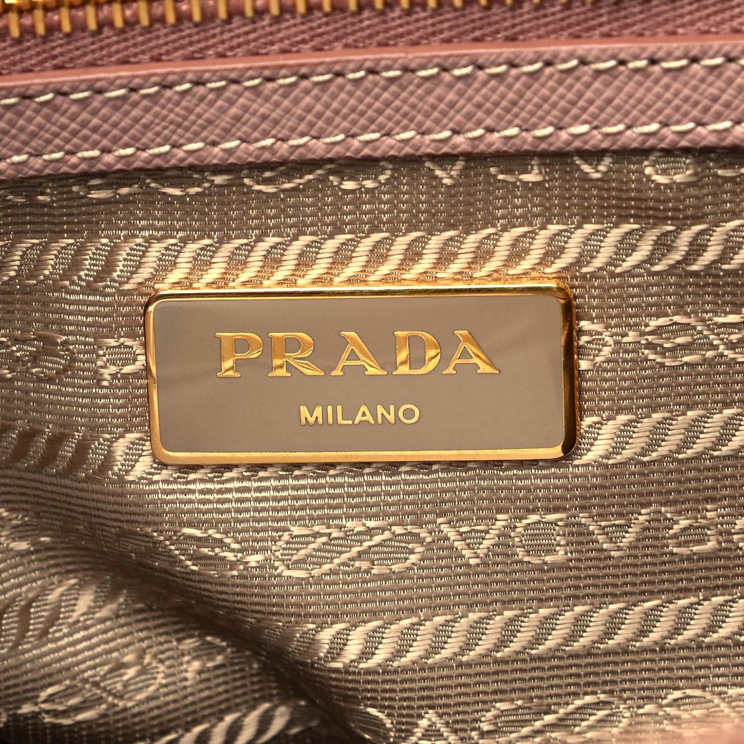 Prada Saffiano Small Galleria Double Zip Tote Cammeo 8 of 9