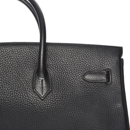 Hermes Taurillon Clemence Birkin 40 Black 28 of 31