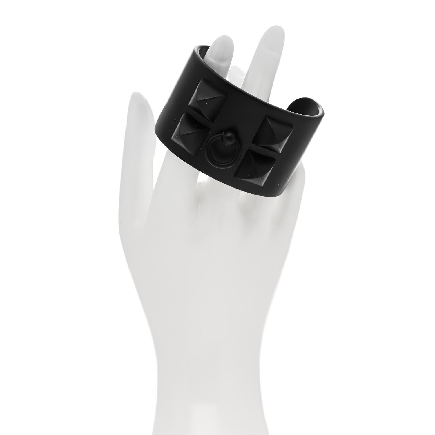 Hermes Aluminium Sunset Collier De Chien CDC Bracelet T2 Noir Intense 2 of 6