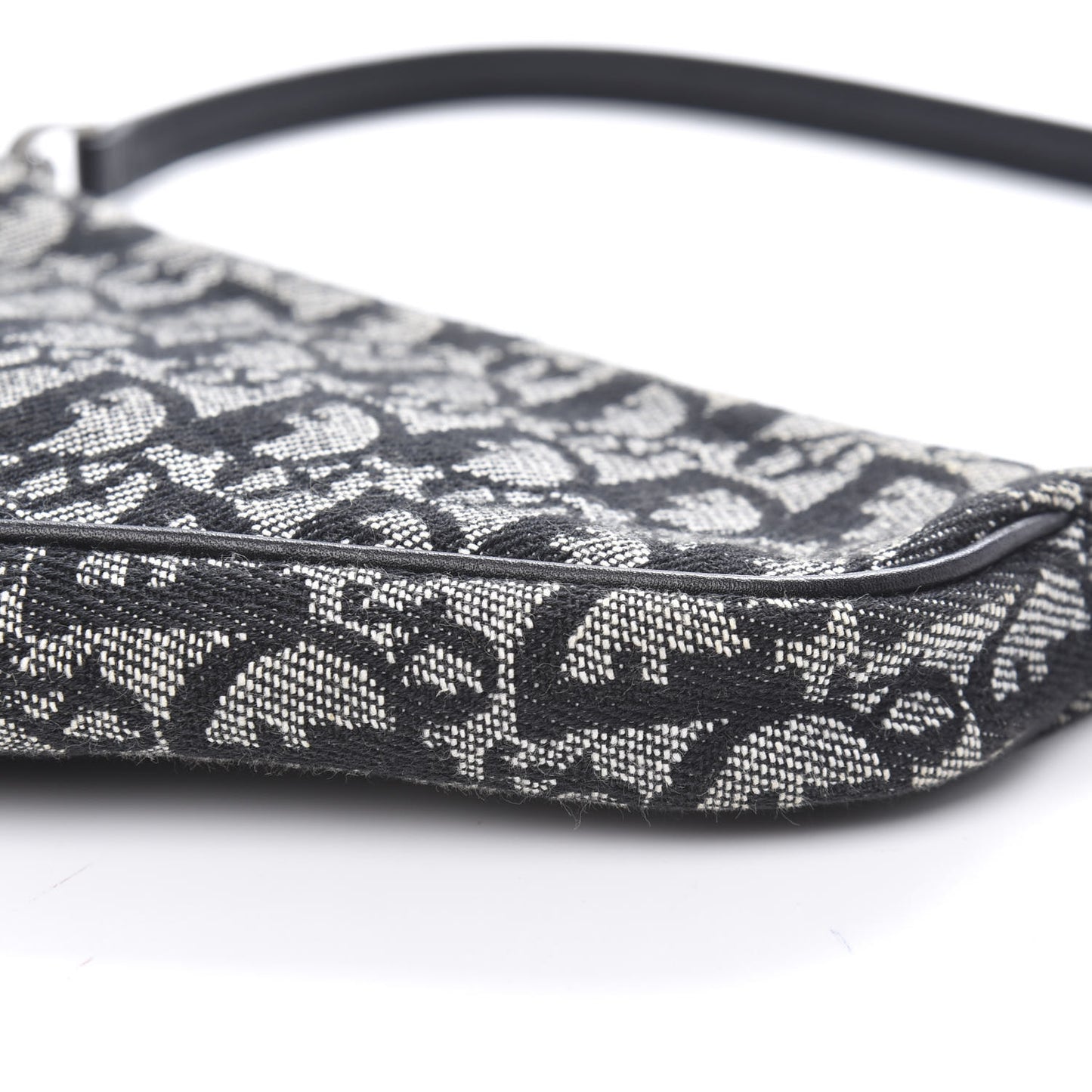 Monogram Mini Saddle Pochette Black