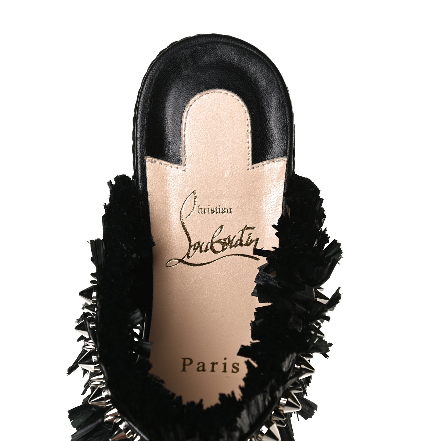 Voltinoudou 110mm Tie Cruise Raffia Spike Wedge 38