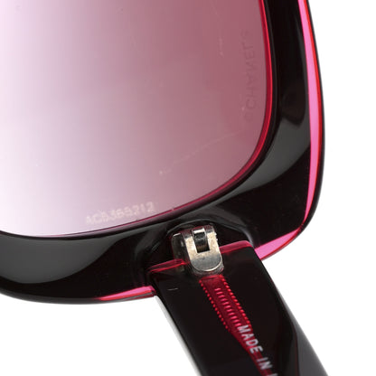 Chanel Acetate Polarized CC Sunglasses 5183 Red 8 of 9