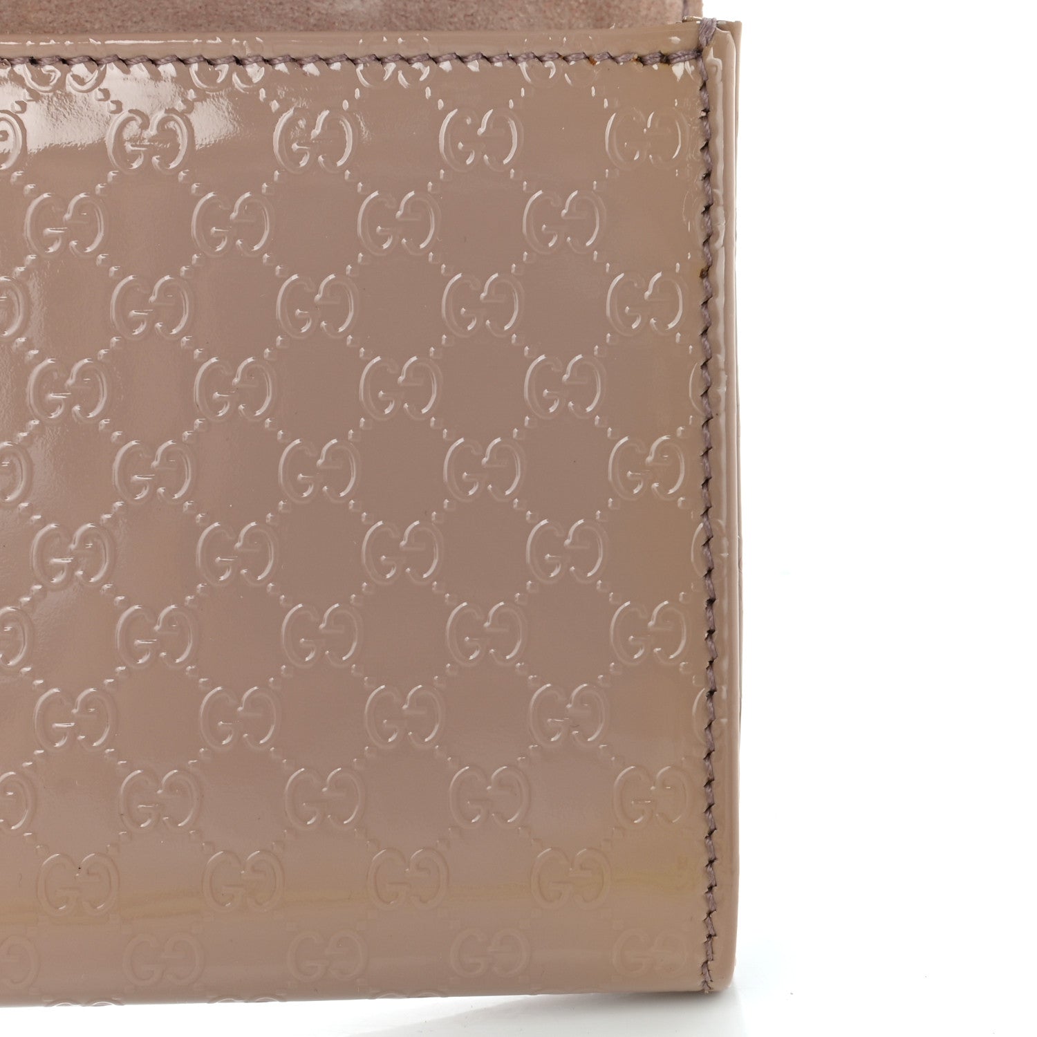Gucci Patent Microguccissima Small Broadway Clutch Dark Cipria 12 of 17
