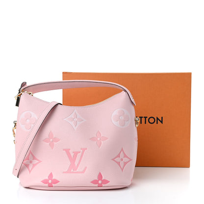 Louis Vuitton Empreinte Monogram Giant By The Pool Marshmallow Hobo PM Bouton De Rose 10 of 10