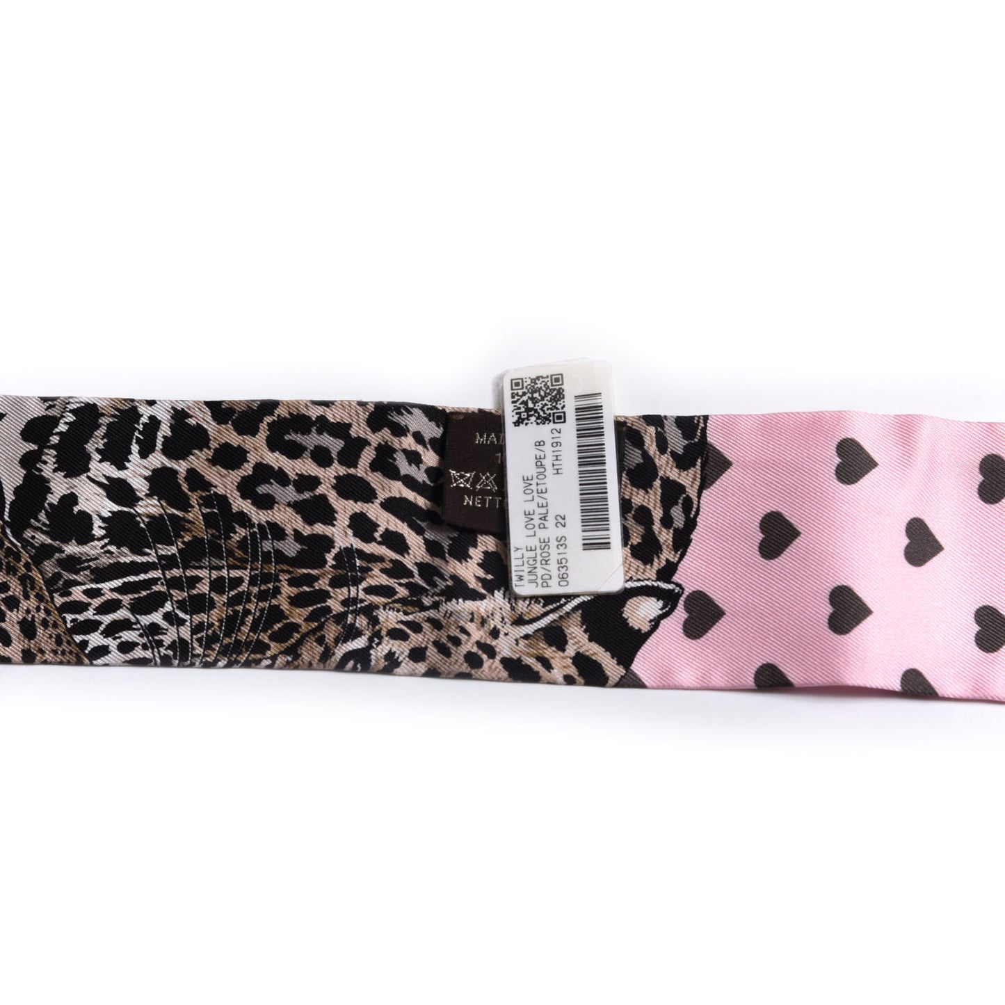 Silk Jungle Love Love Twilly Rose Pale Etoupe
