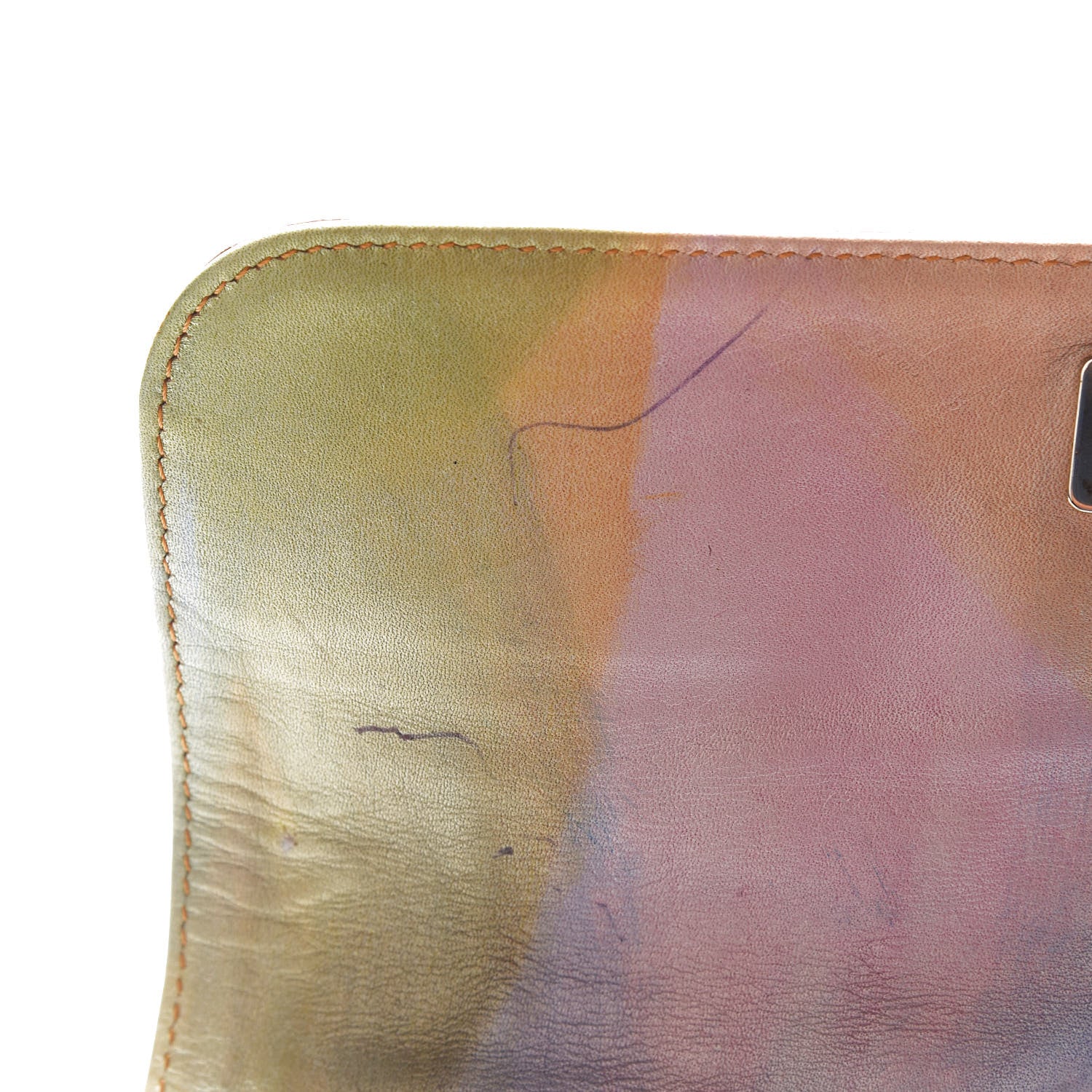 Fendi Vitello FF SFumato Embossed Small Chef Shoulder Bag Multicolor 10 of 10