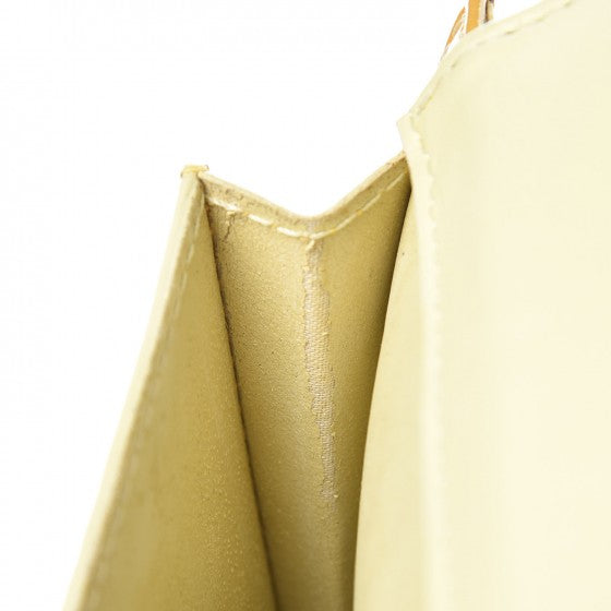 Louis Vuitton Vernis Mott Yellow 14 of 14