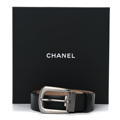 Chanel Calfskin Belt 95 38 Black 8 of 8