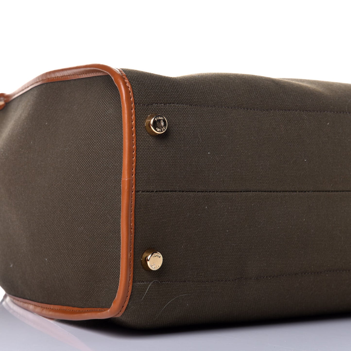 Canvas Calfskin Large Peekaboo X-Lite Amazzonia Cuoio