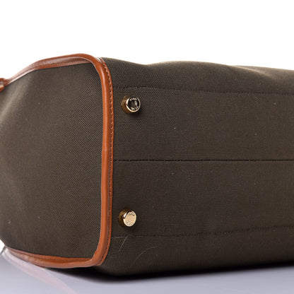 Fendi Canvas Calfskin Large Peekaboo X-Lite Amazzonia Cuoio 7 of 8
