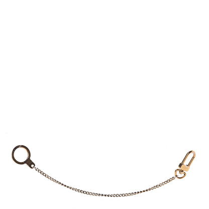 Louis Vuitton Metal Pochette Extender Key Ring Chain Gold 1 of 2