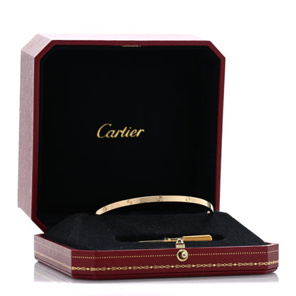 Cartier 18K Yellow Gold Small LOVE Bracelet 20 7 of 7