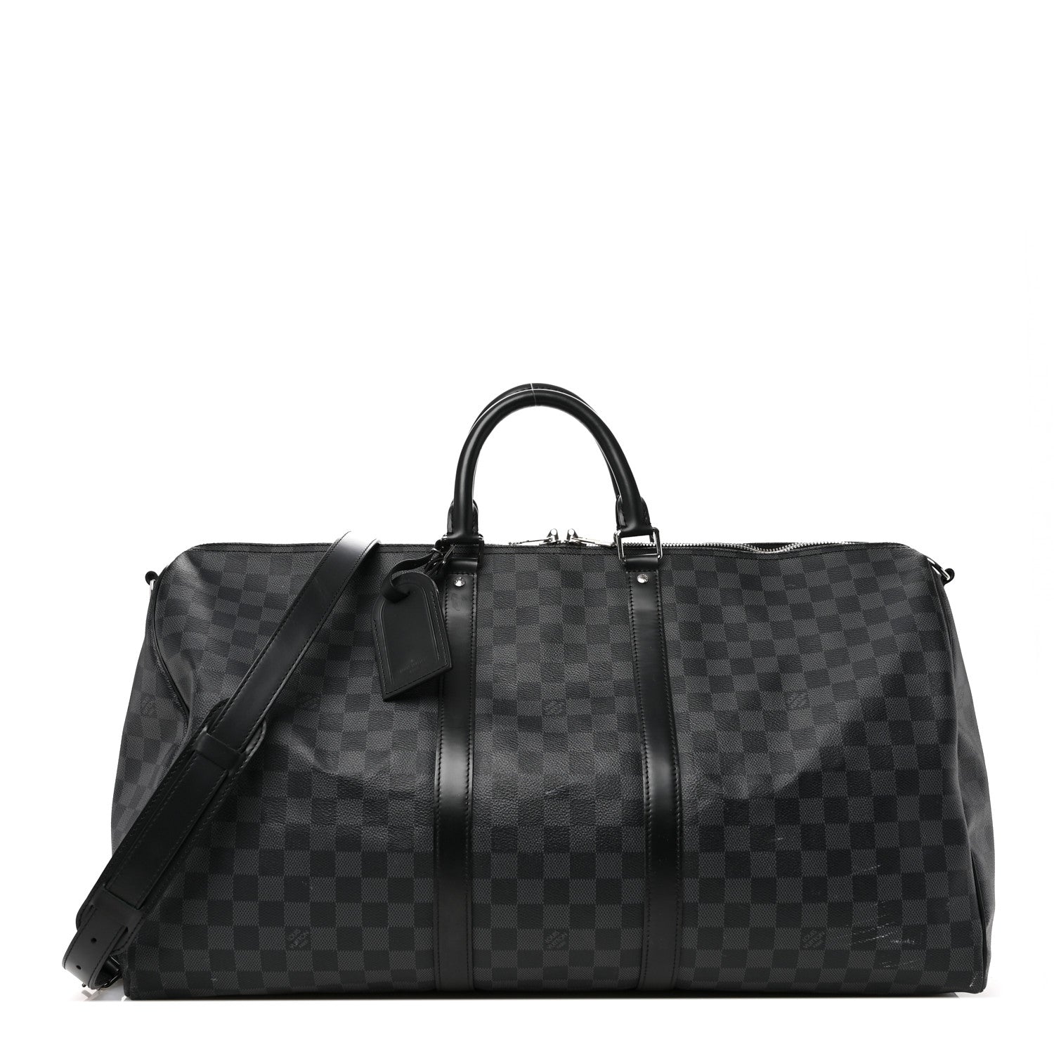 Louis Vuitton Damier Graphite Keepall Bandouliere 55 1 of 11