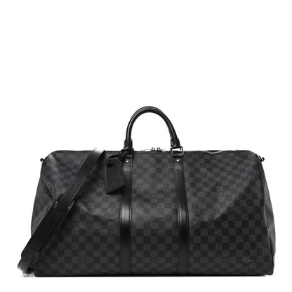 Louis Vuitton Damier Graphite Keepall Bandouliere 55 1 of 11