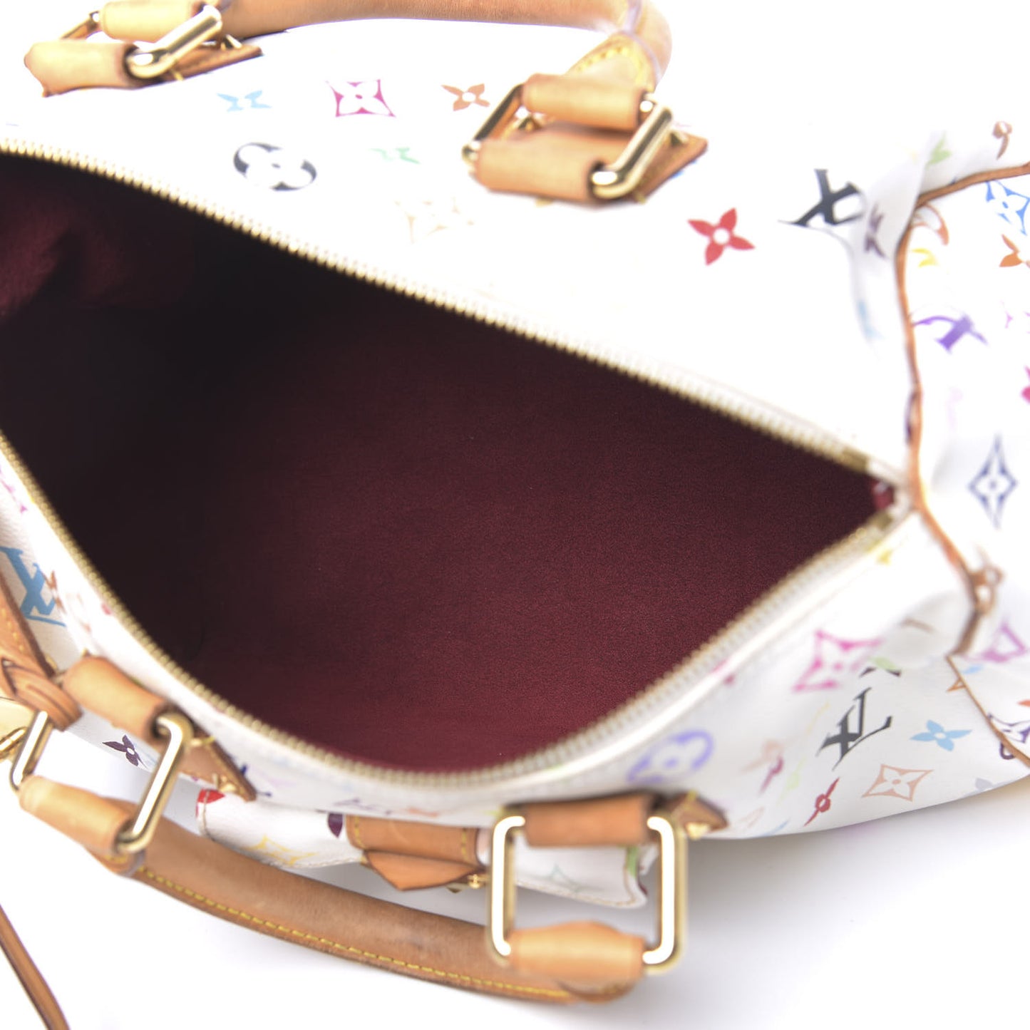 Monogram Multicolor Speedy 30 White
