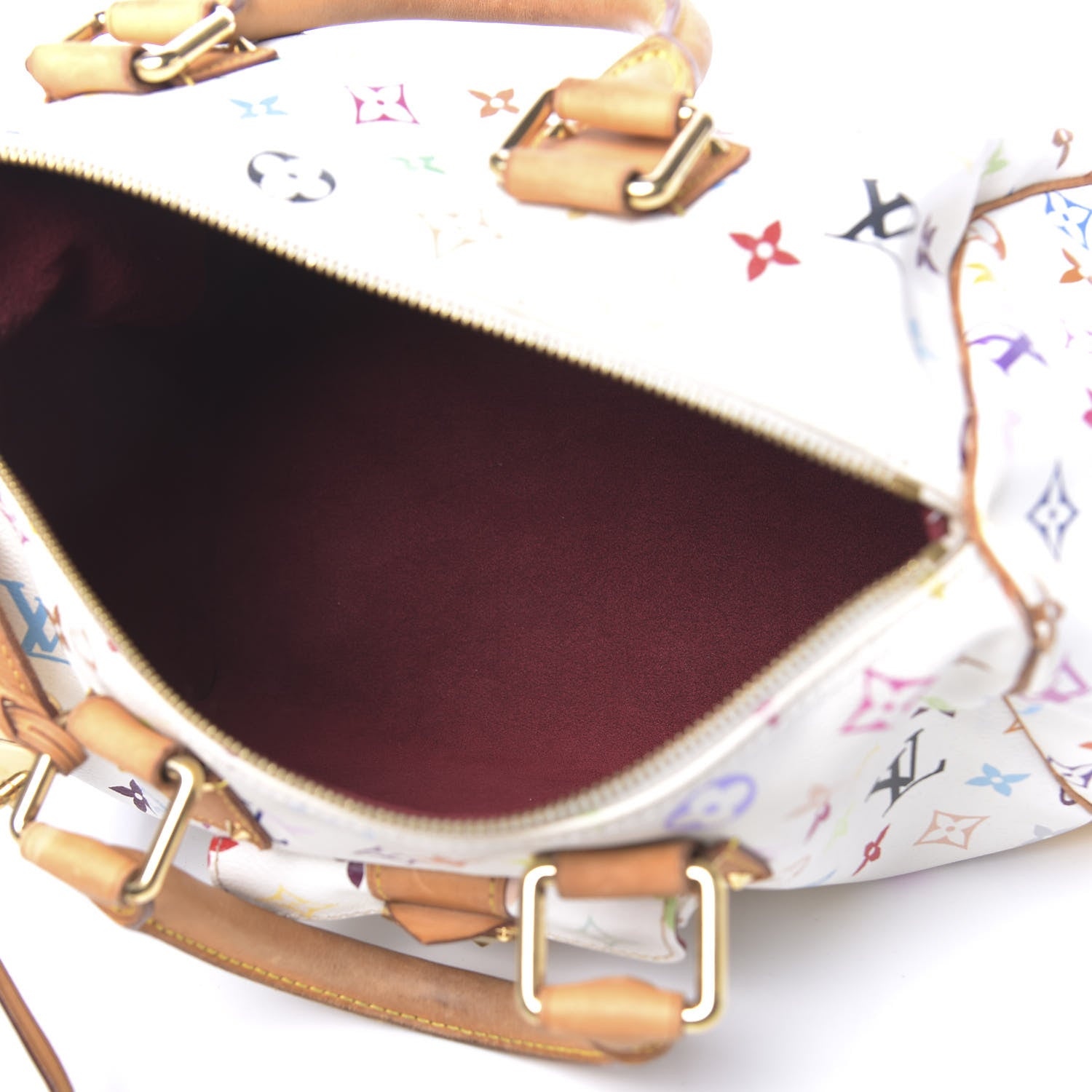 Louis Vuitton Monogram Multicolor Speedy 30 White 5 of 19