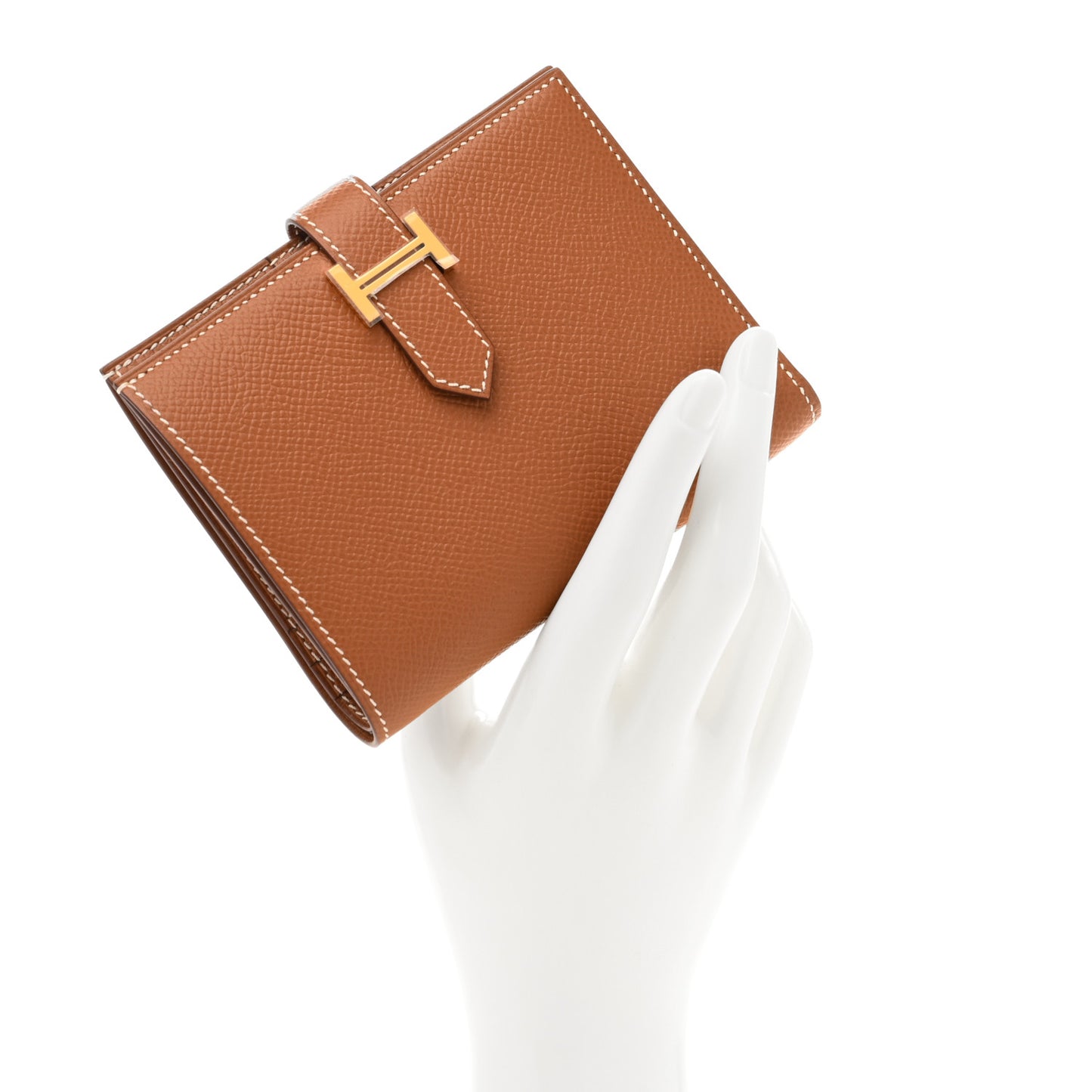Epsom Bearn Compact Wallet Gold