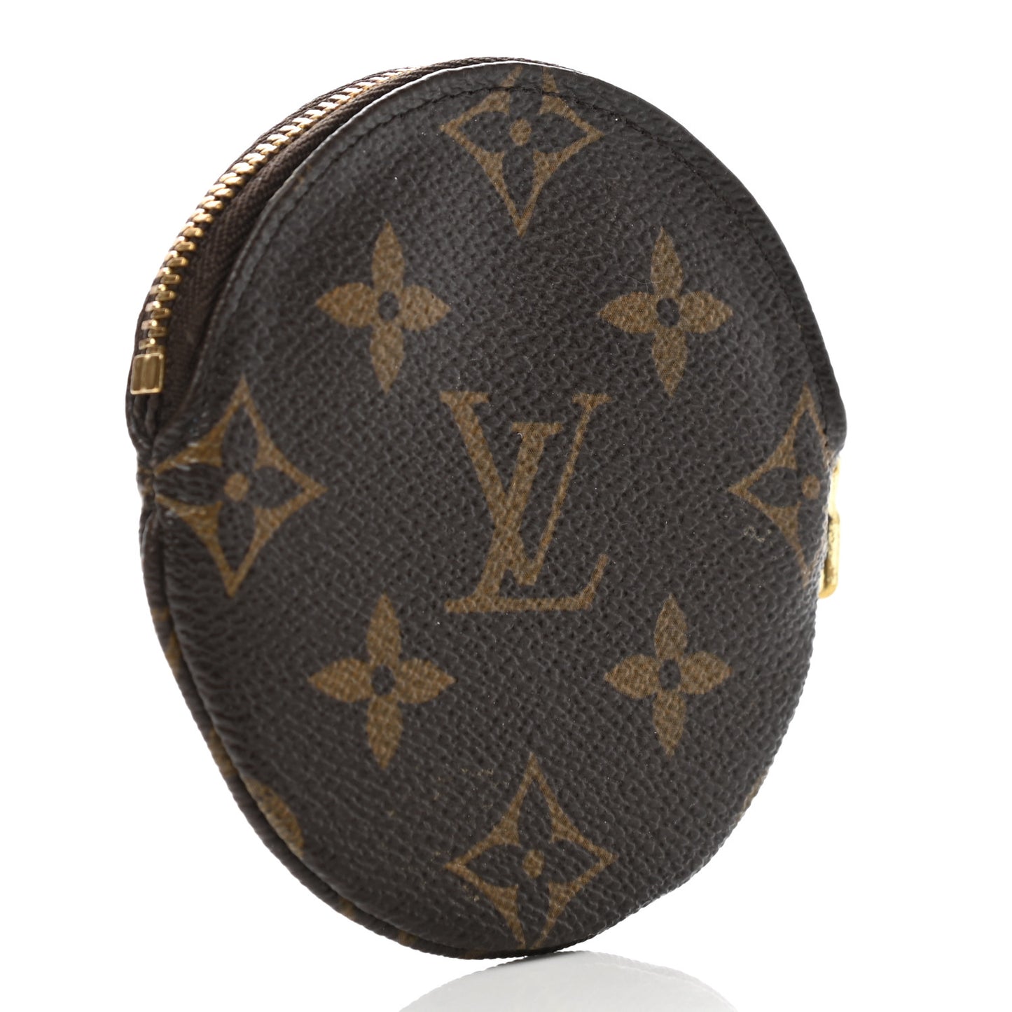 Monogram 2019 Christmas Animation Round Coin Purse Blue