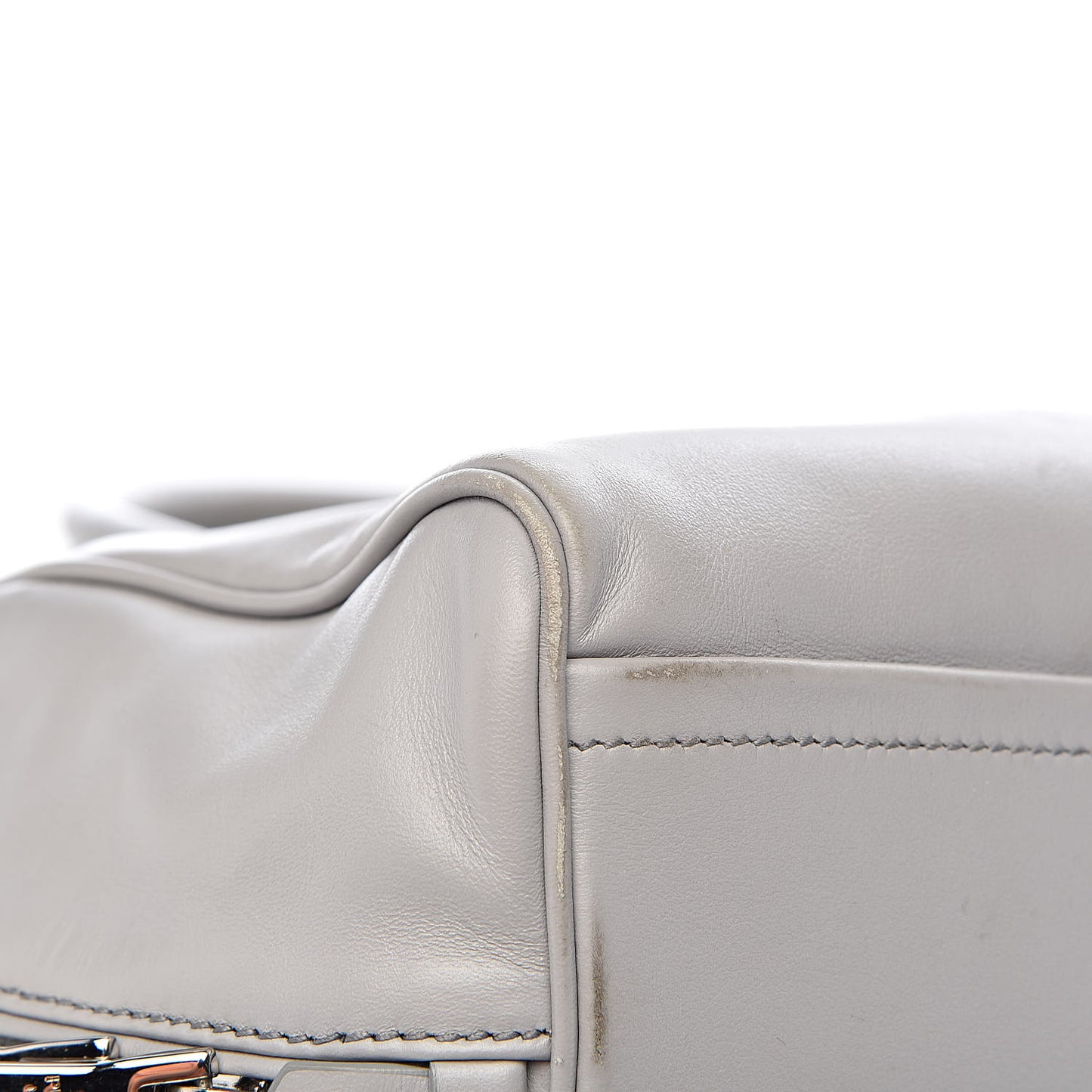 Soft Calf Medium Inside Tote Granito Acquamarina