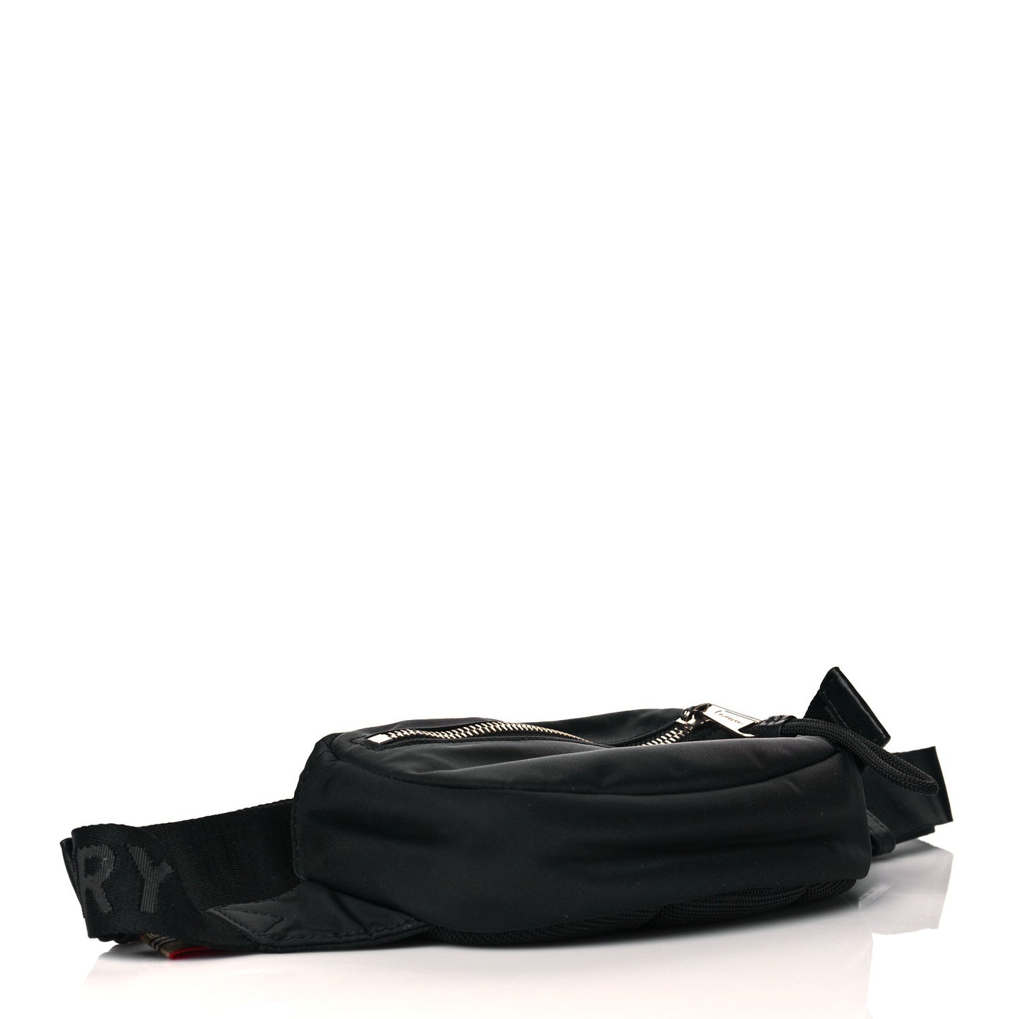 Econyl Logo Print Small Cannon Bum Bag Black