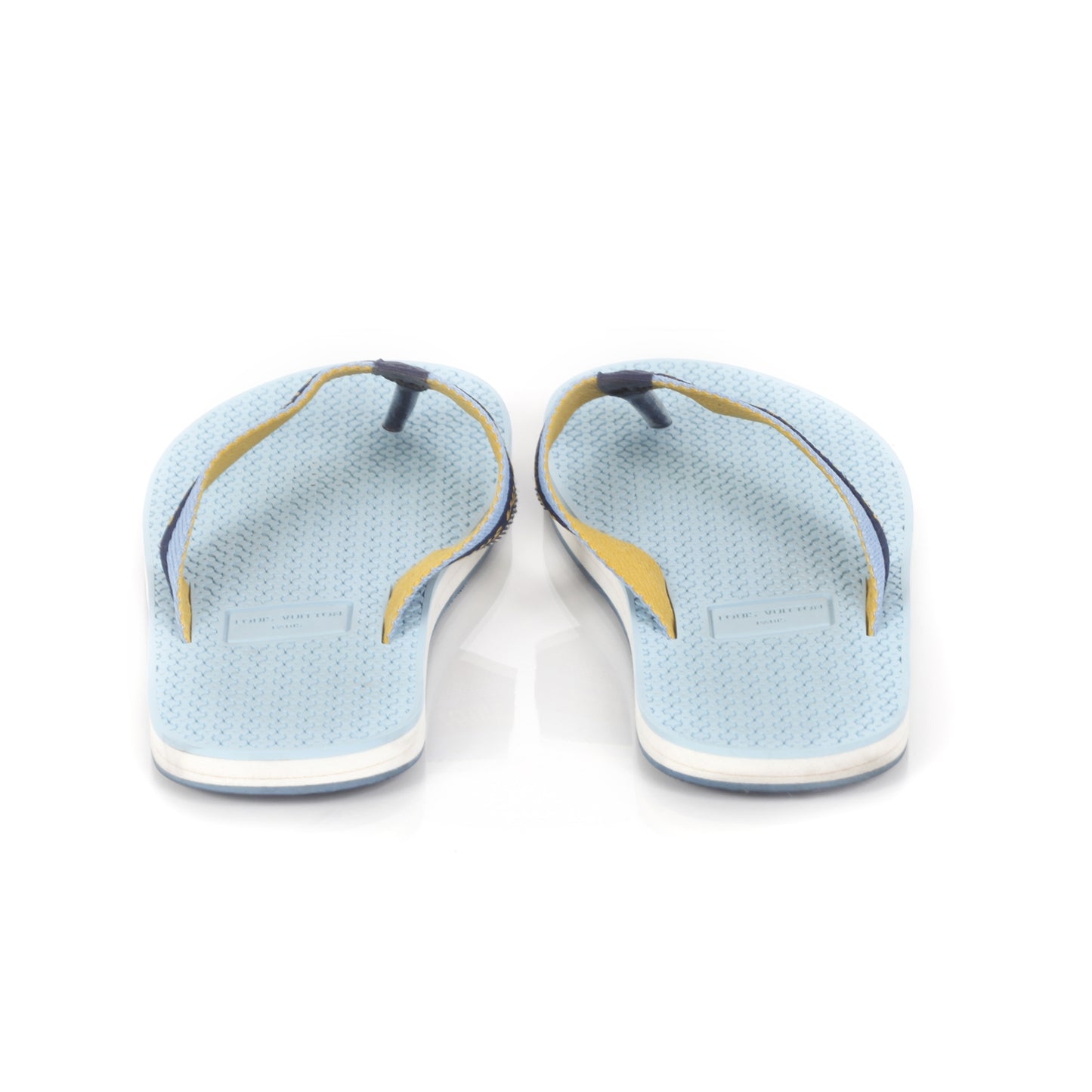 Canvas Bahia Thong Flip Flops Sandals 37 Blue