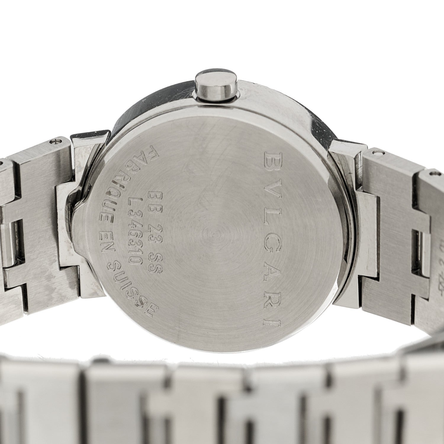 Bulgari Stainless Steel 23mm Quartz Watch Black 4 of 4