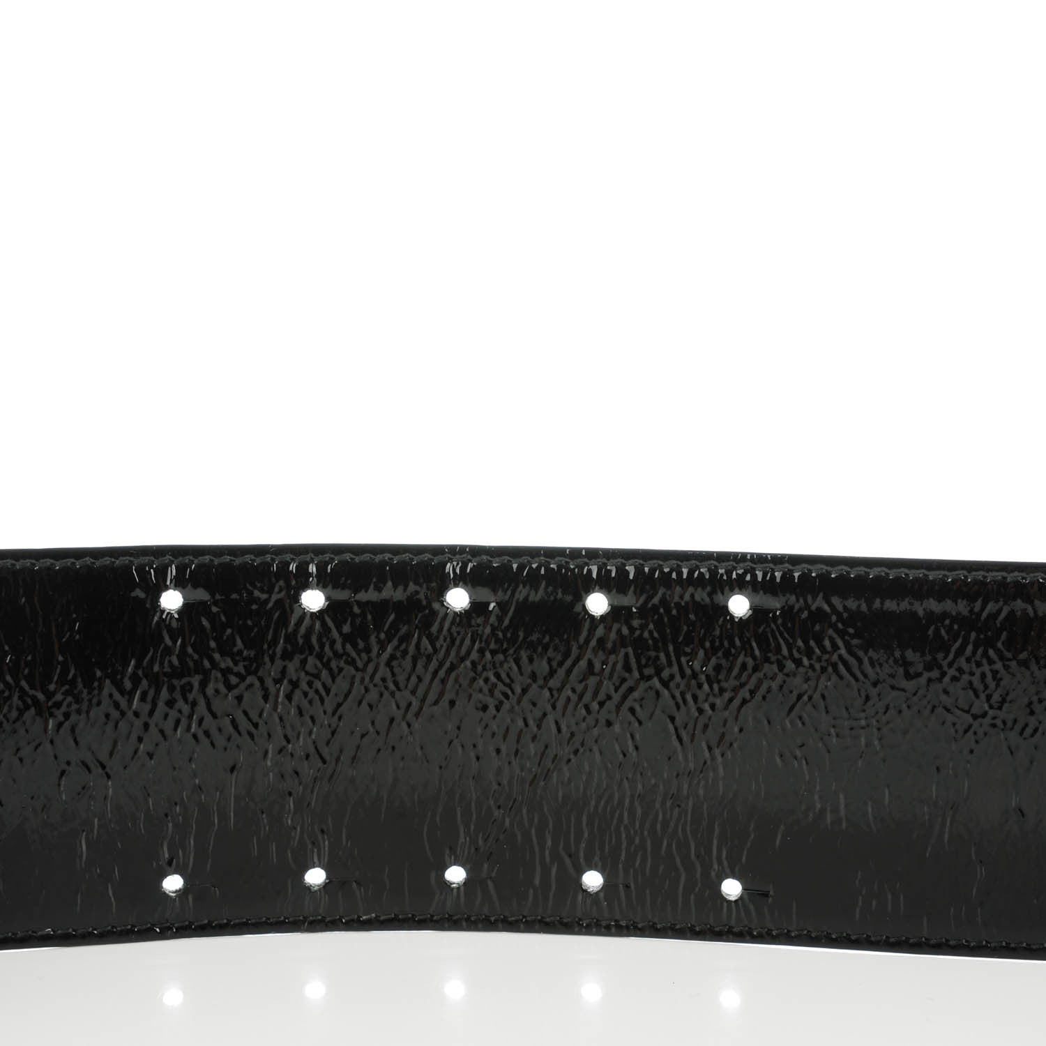 Chanel Patent CC Wide Belt 70 28 Black 3 of 5