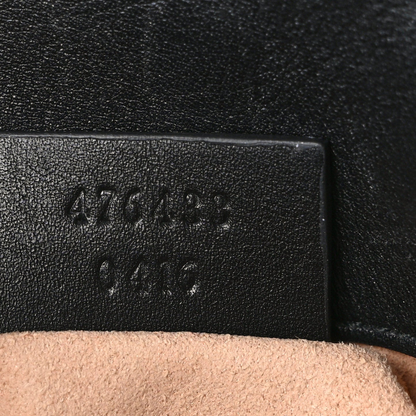 Calfskin Matelasse Super Mini GG Marmont Shoulder Bag Black