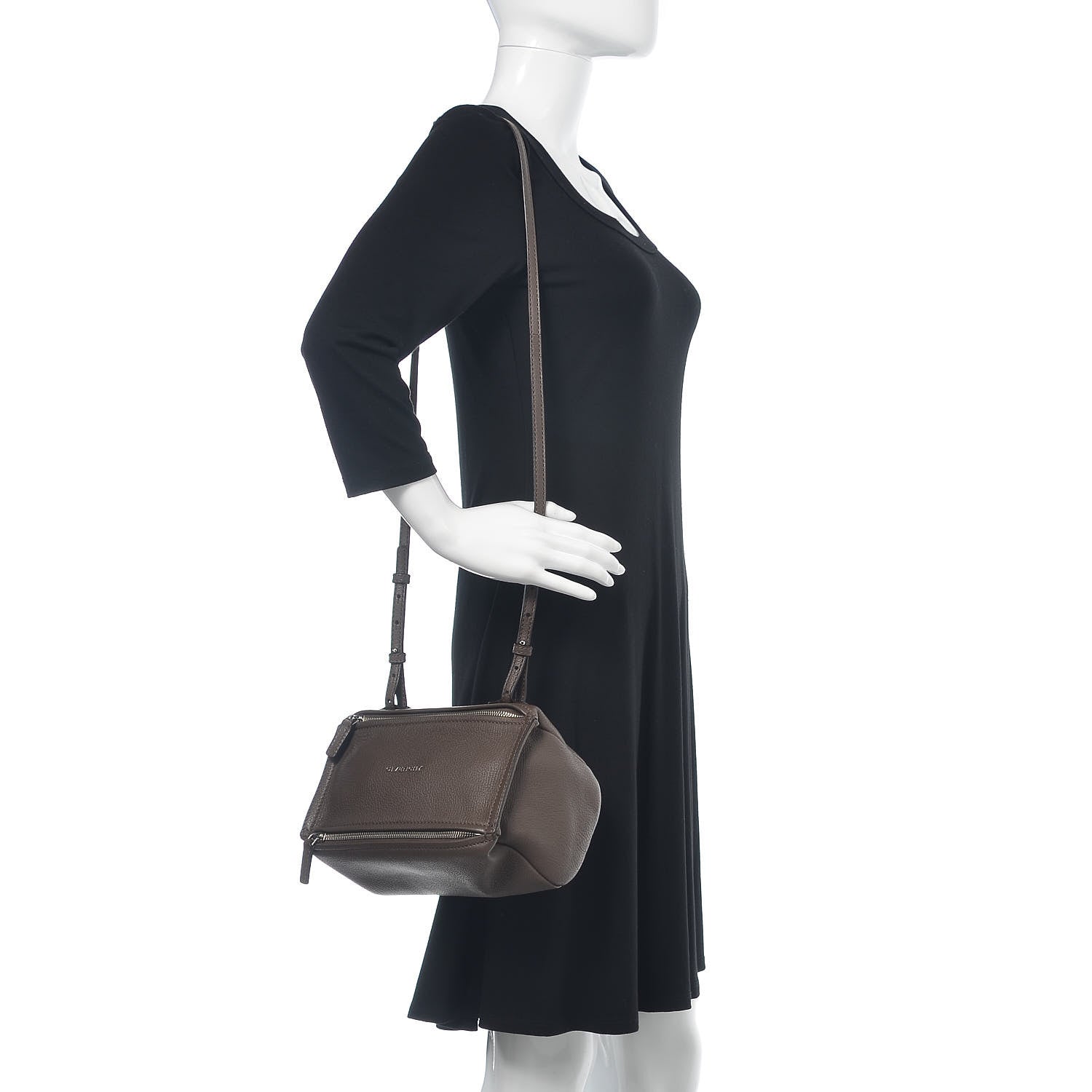Givenchy Sugar Goatskin Mini Pandora Heather Grey 2 of 9