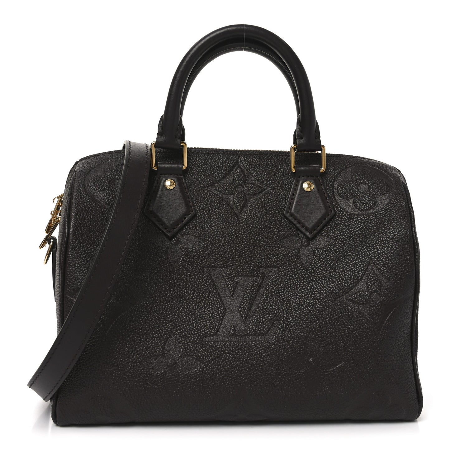 Empreinte Monogram Giant Speedy Bandouliere 25 Chocolate