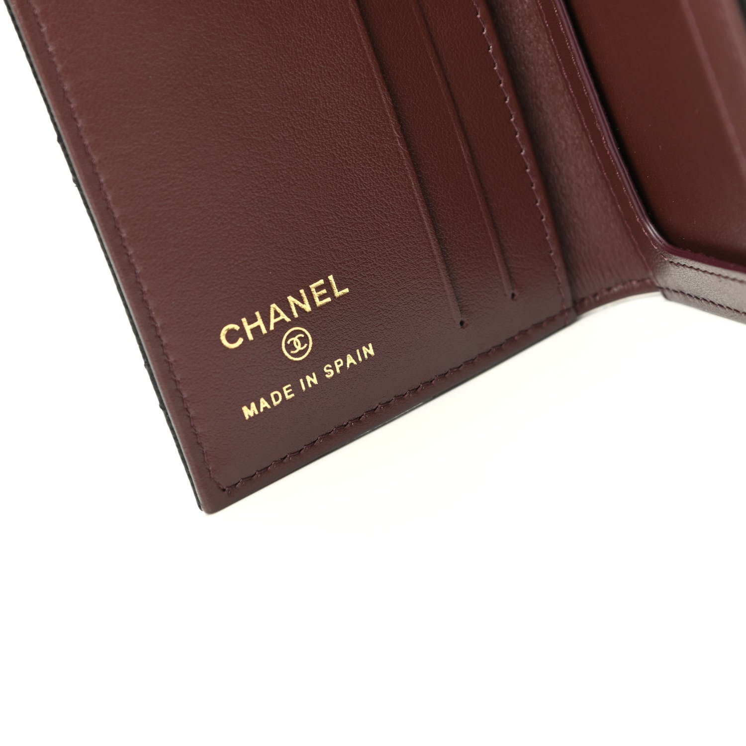 Chanel Caviar Quilted Card Holder Wallet Black 6 of 8