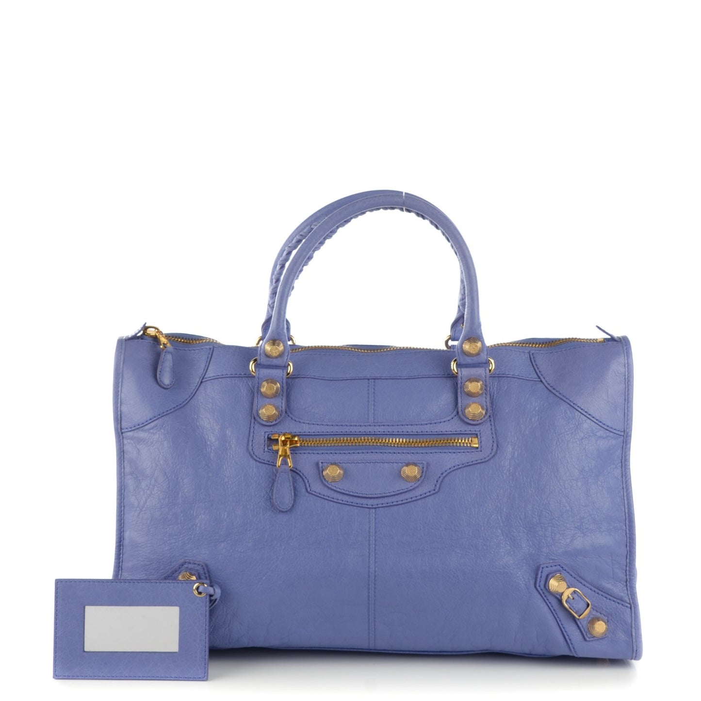 Agneau Giant 12 Gold Hardware Work Mauve Light Mauve