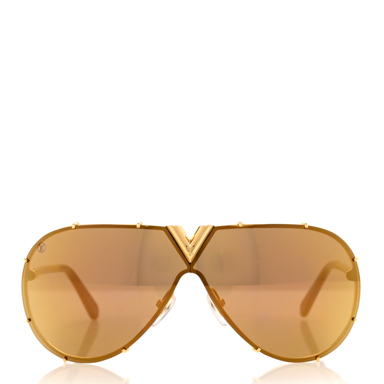 Louis Vuitton LV Drive Sunglasses Z0896W Gold 2 of 7