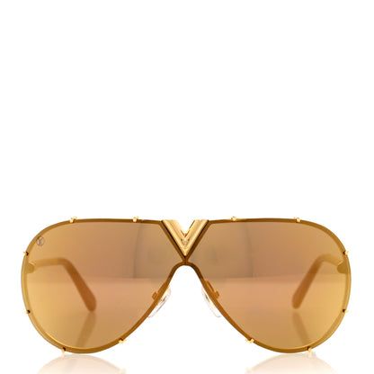 Louis Vuitton LV Drive Sunglasses Z0896W Gold 2 of 7