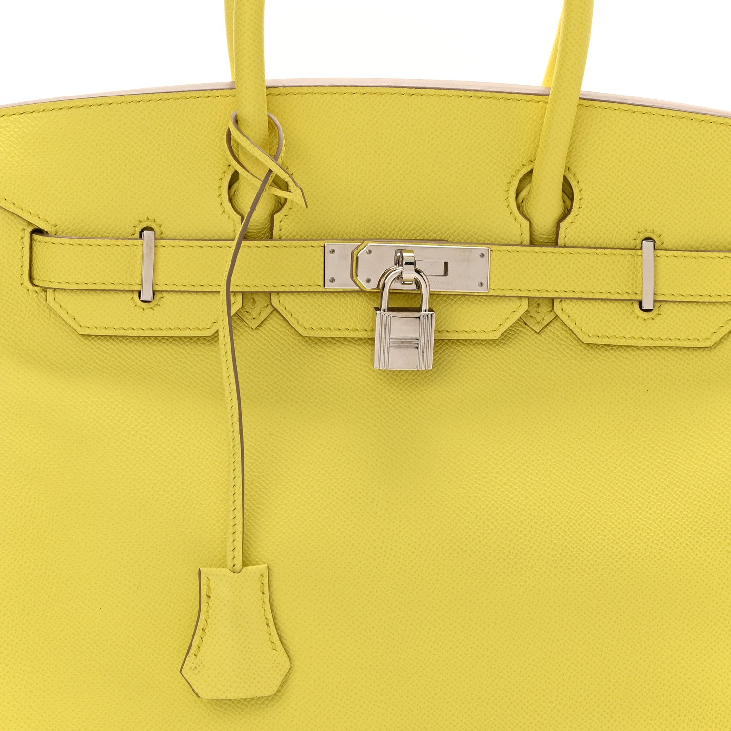 Hermes Epsom Birkin 30 Lime 7 of 10