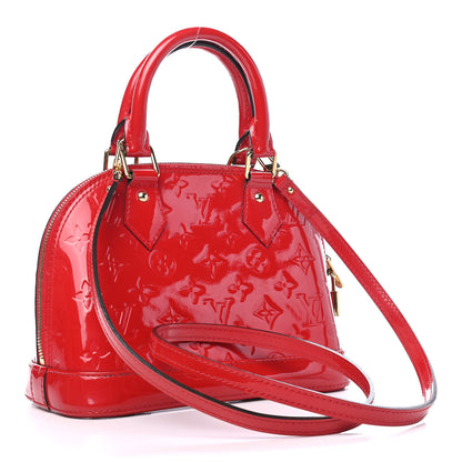 Louis Vuitton Vernis Alma BB Cherry 3 of 9