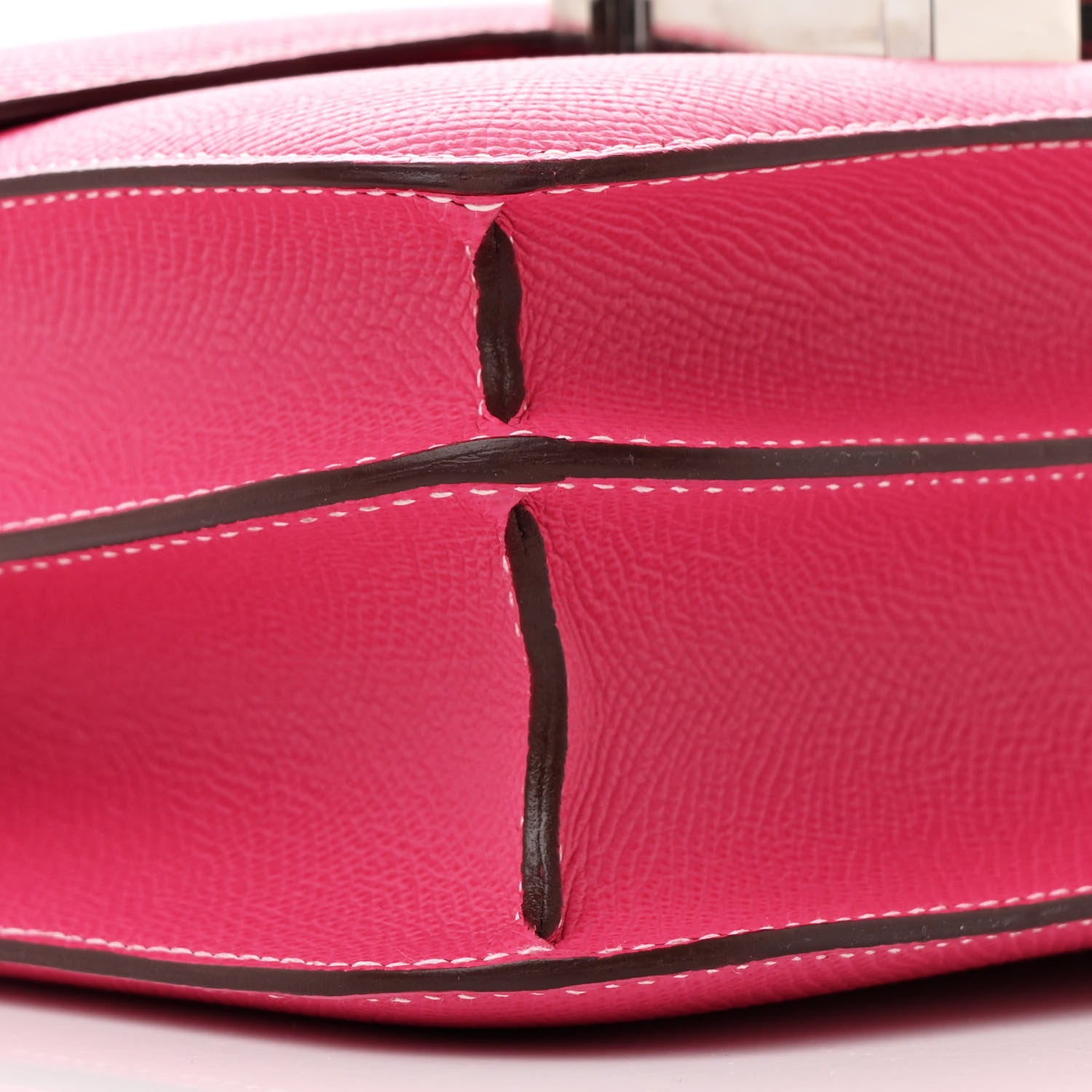 Hermes Epsom Constance 24 Rose Tyrien 10 of 11
