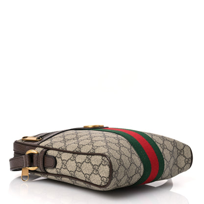 Gucci GG Supreme Monogram Web Small Ophidia Messenger Bag Brown 4 of 17