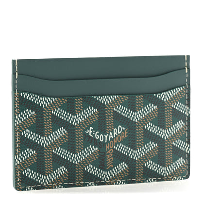 Goyard Goyardine Saint Sulpice Card Holder Green 3 of 8
