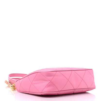 Prada Re-Nylon Saffiano Stitched Mini Re-Edition 1995 Chaine Shoulder Bag Begonia 4 of 8