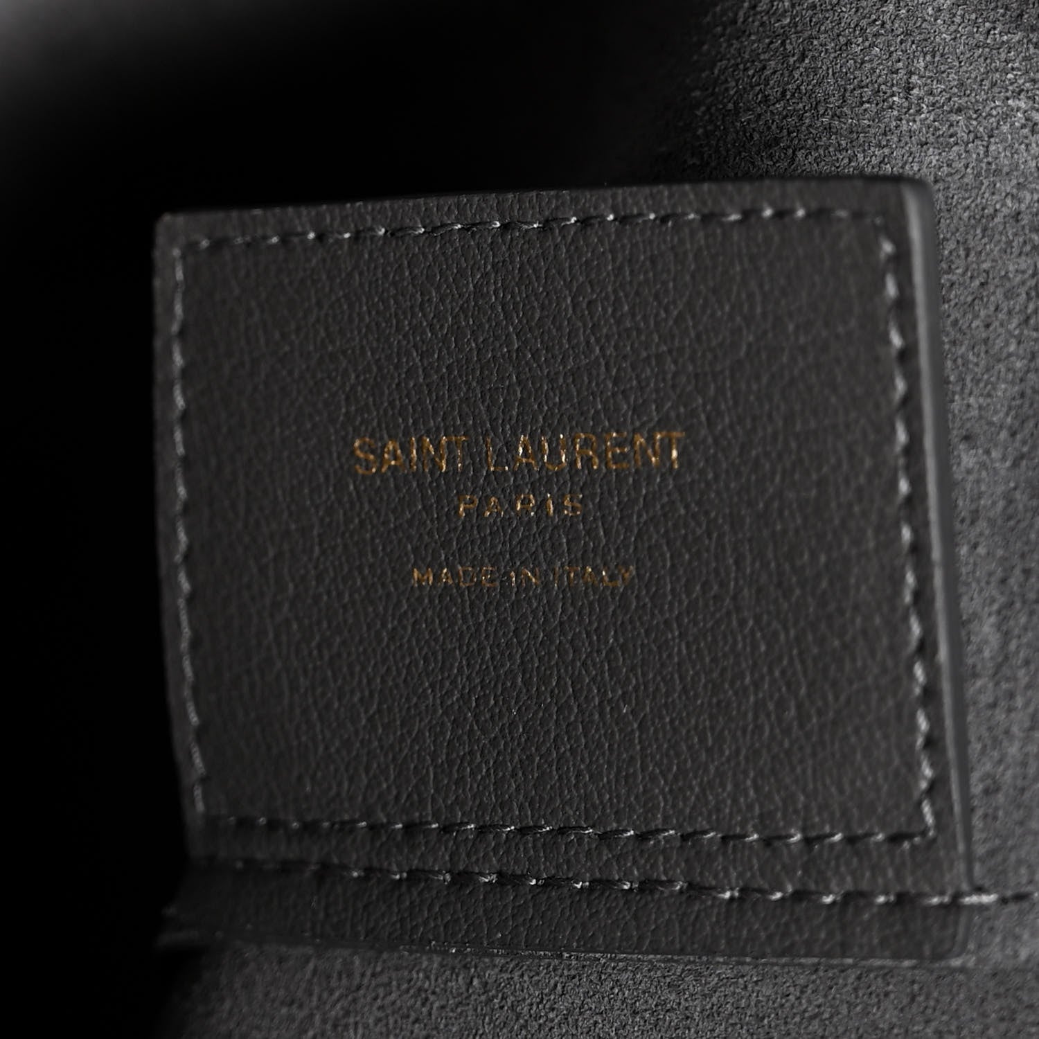Saint Laurent Calfskin Large Shopping Tote Storm 7 of 11
