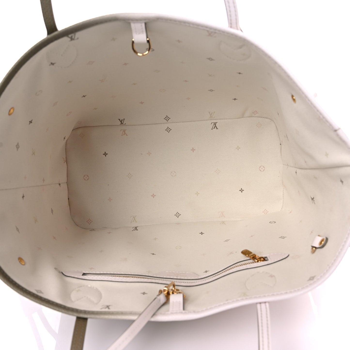 Monogram Giant Spring In The City Neverfull MM Sunset Kaki