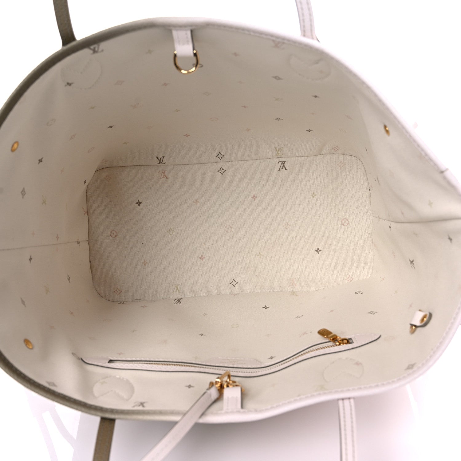 Louis Vuitton Monogram Giant Spring In The City Neverfull MM Sunset Kaki 6 of 9