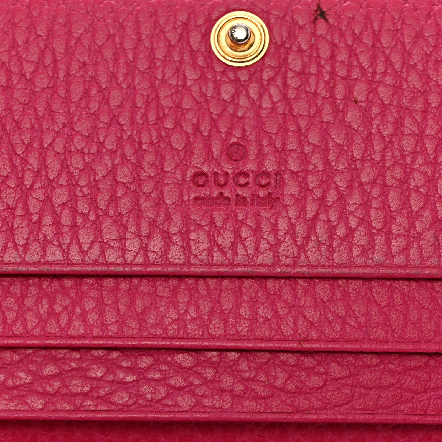 Gucci Dollar Calfskin GG Marmont Card Case Box Pink 6 of 13