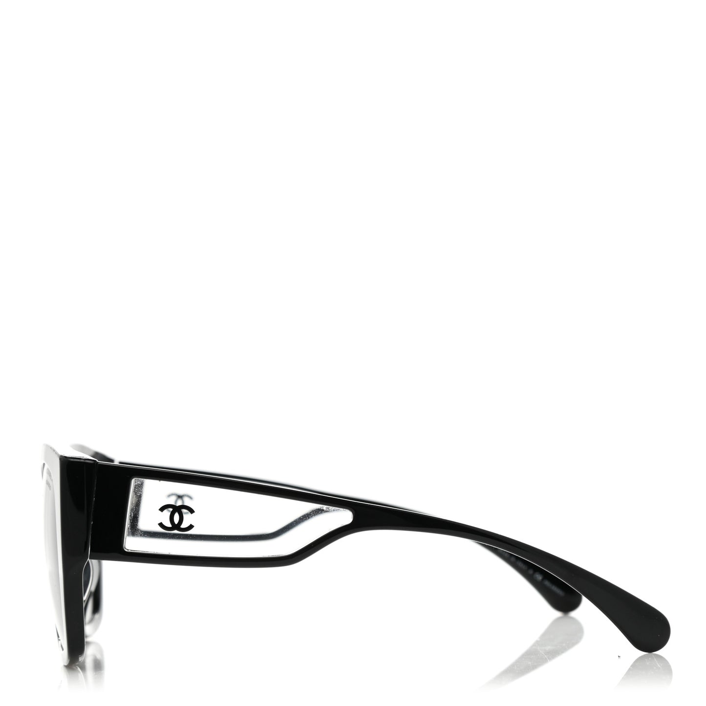 Acetate Butterfly Signature CC Sunglasses 5429-A Black